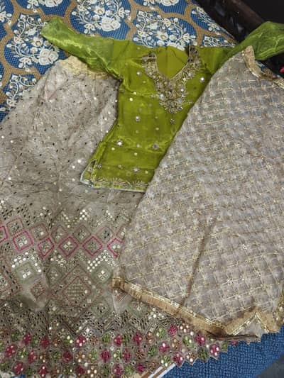 Fancy 3-Piece Lehenga Shirt Set for Sale!