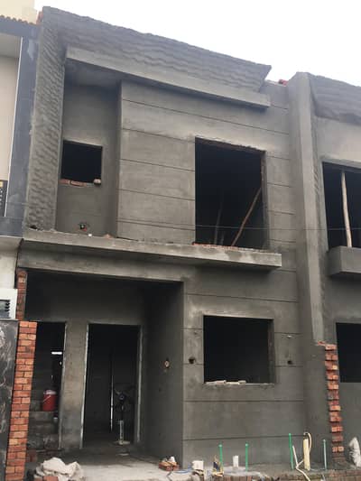 3 Marla Grey Structure Modern Design House For Sale