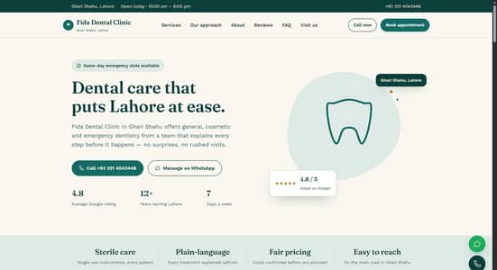 services websites