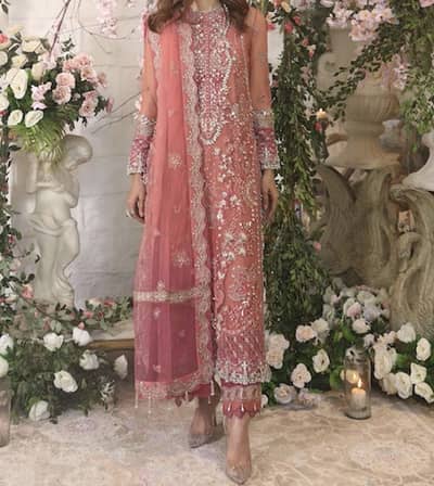 Zaha Gossamer pink dress