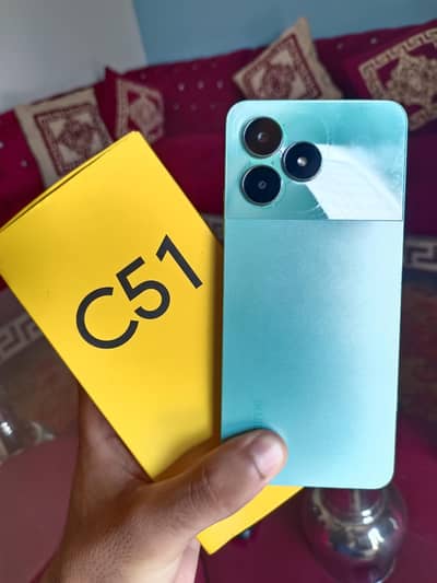Realme C51 4gb Ram , 64 Memory. PTA APPROVED.