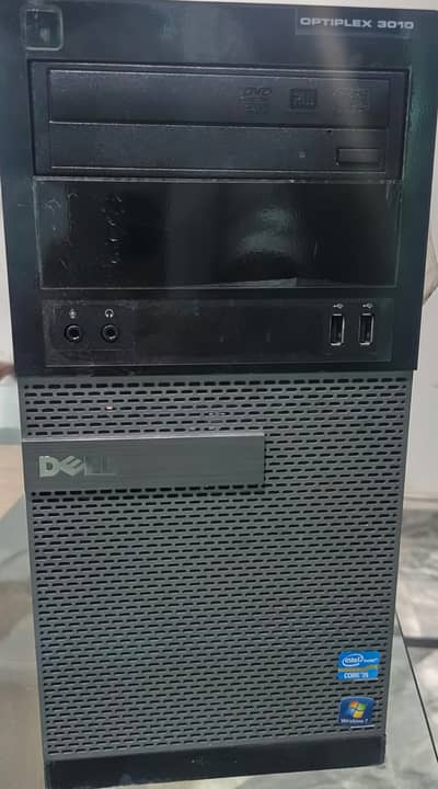 Dell Optiplex 3010 Tower CPU C-i5 Gen 3 Ram 4GB HDD 500GB Sata