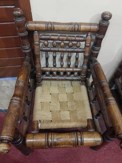 Traditional Wooden Arm Chair