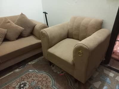 5 seaters Sofa Set in Towel Fabric