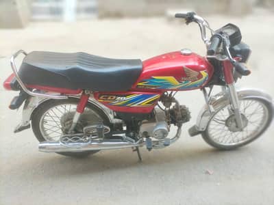 Honda CD 70 in Mint Condition - Low Mileage - All Documents Clear,