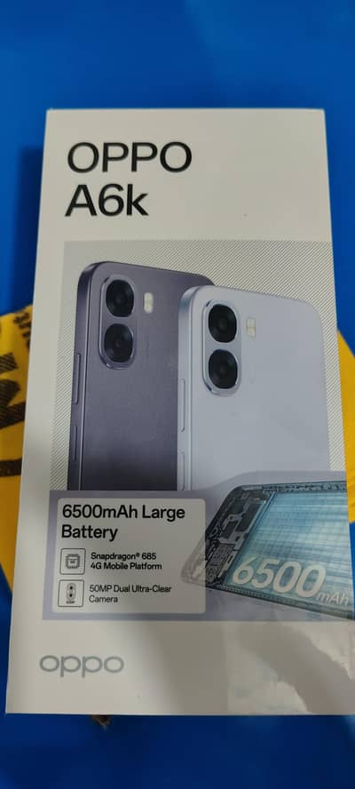 OPPO A6k 4gb 128gb Just Box Open