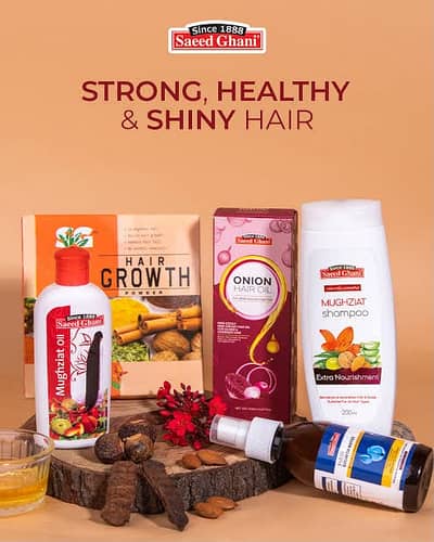Set | Mughziat Oil + Onion Oil + Shampoo + Powder + Biotin