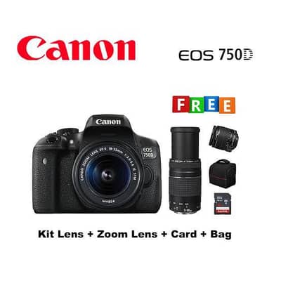 Canon 750D Camera + 50mm Lens Same as new