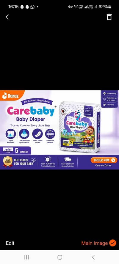carebaby junior size