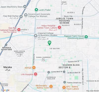 1 KANAL PRIME LOCATION PLOT AVAILABLE FOR SALE IN C BLOCK CANAL GARDEN NEAR BAHRIA TOWN LAHORE