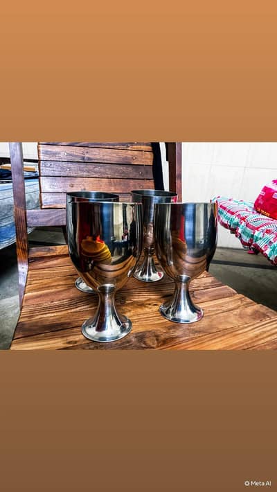 pure stainless steel glass