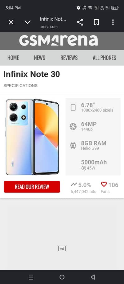 infinix note 30