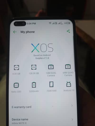 Infinix Note 8
