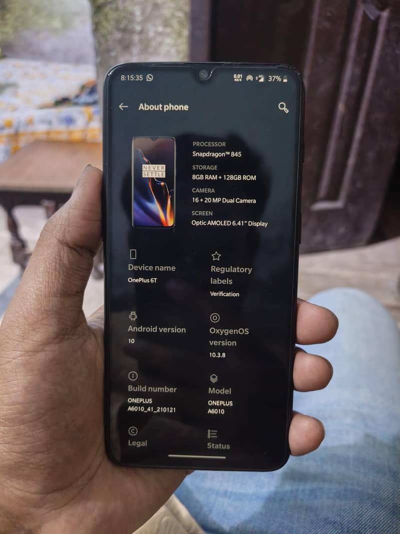 One Plus 6T 5