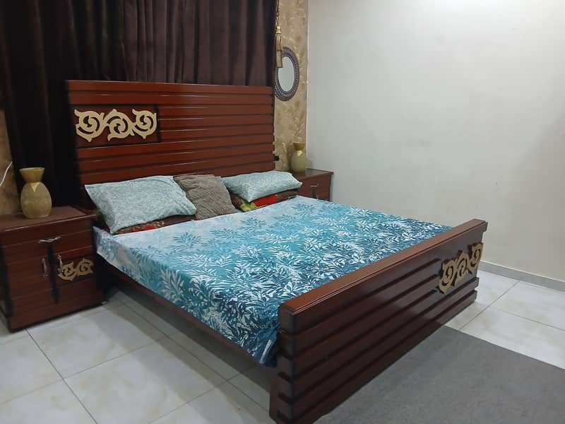 Bed and side table 1