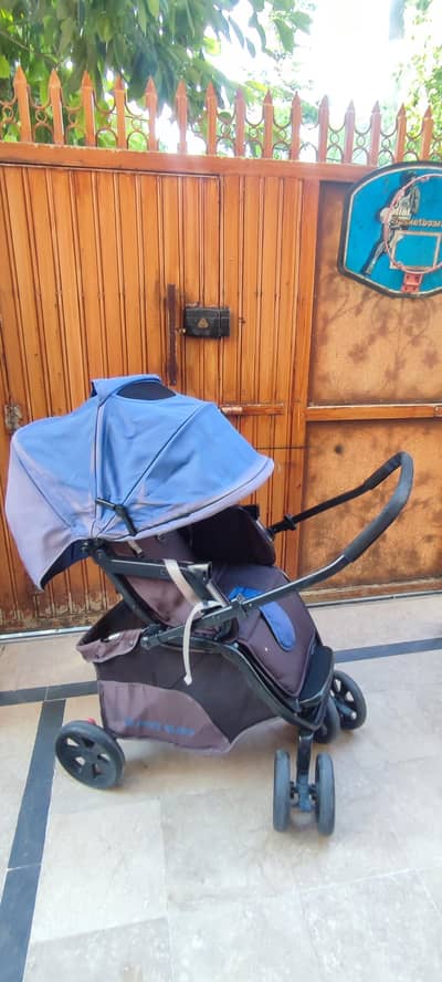 baby stroller or pram with multiple features and adjustments