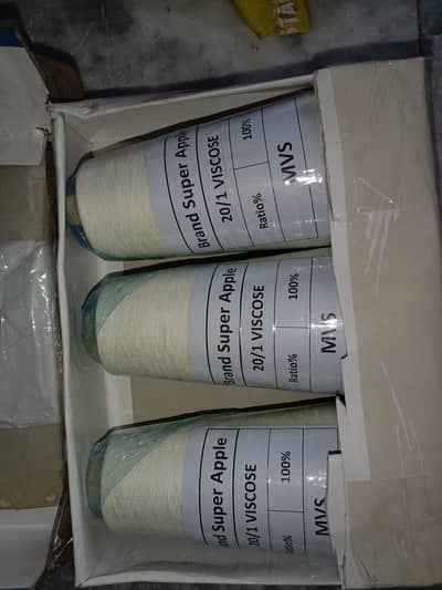 Super Apple Premium Viscose Thread Cones for Sale