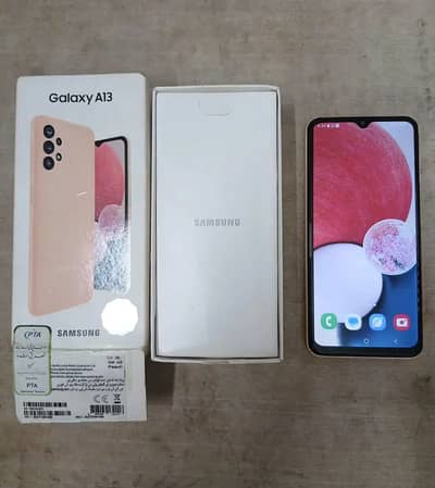 Samsung Mobile A13 with Box 4/128 no open repair all ok