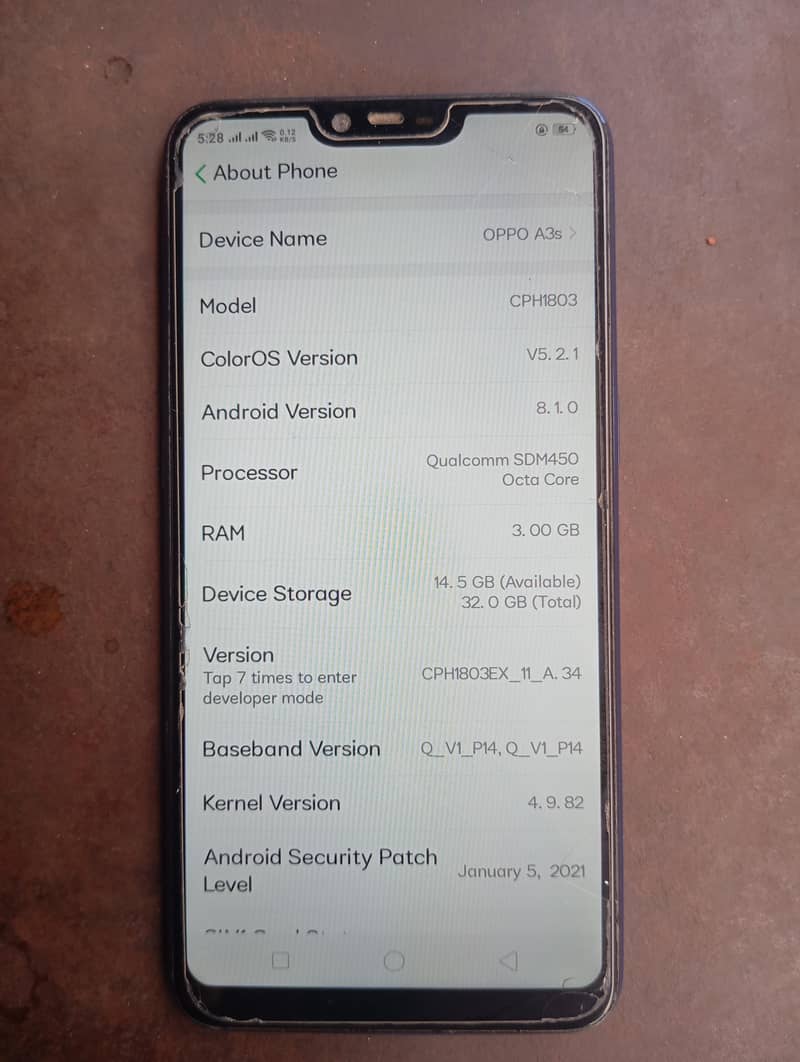 OPPO A3s 2