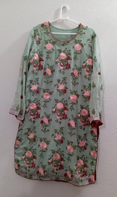 3-piece chiffon dress