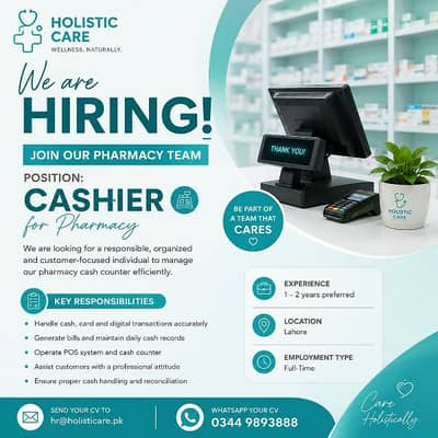 Hiring Cashier