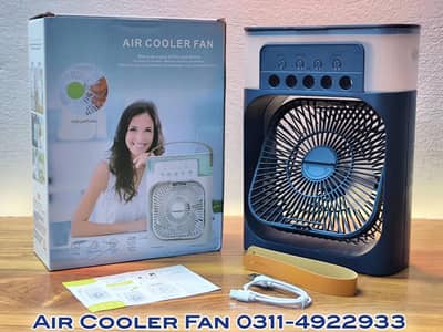 3 in 1 Humidifier and Mini Air Cooler with RGB