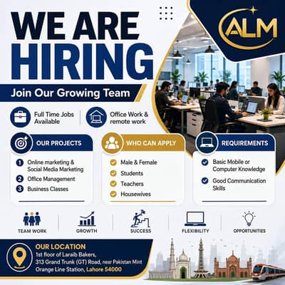 we are hiring males and females staff‼