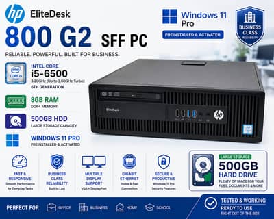 Hp EliteDesk 800 G2 ! Core i5 6th Gen ! A Grade Import Stock