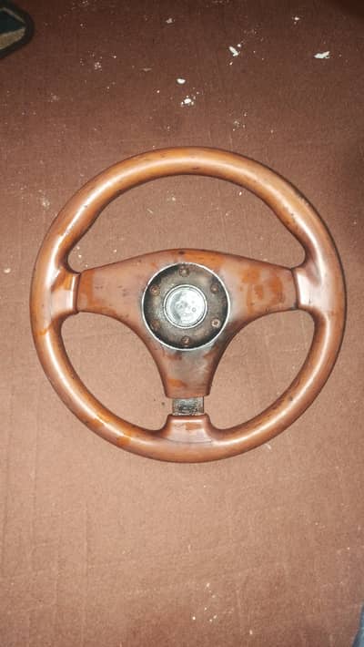Vintage Italian Genuine Wooden Steering Wheel - Victor Verona (Italy)