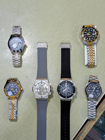 different type of raplica watches