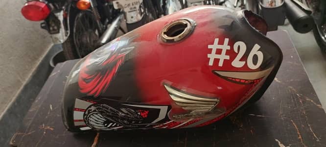 2026 ne designed blac and red fuel tank full set