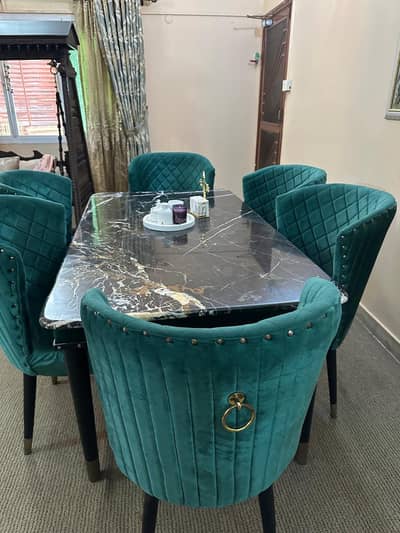 dining table and swing