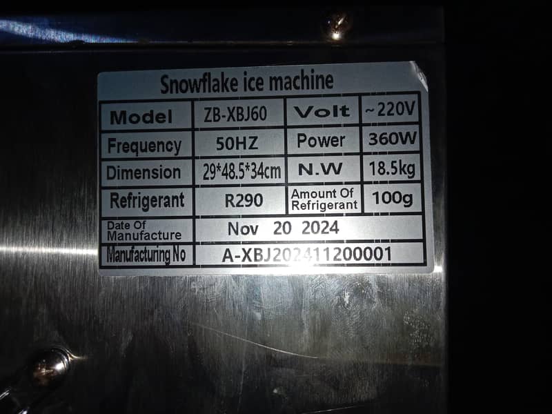 Snow Flake ice machine 10/10 Condition 5