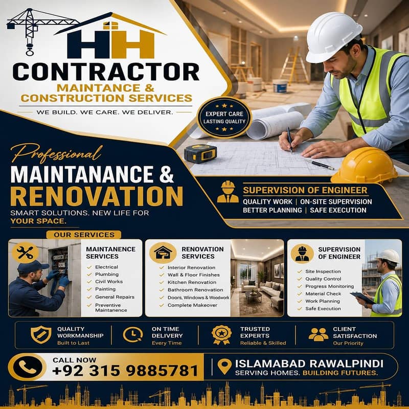 Hh contractor & construction services 0