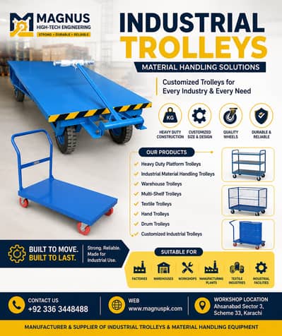 Industrial Trolleys I Hand Truck I Drum Trolley I Platform Trolley