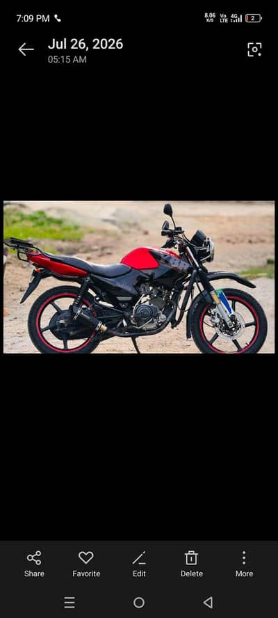 Yamaha YBR 125 Modified