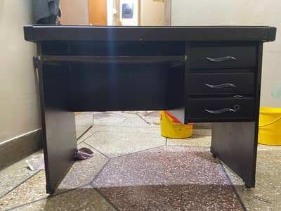 Office/Study Table with 3 Drawers – Good Condition
