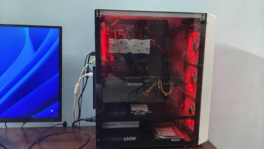 gaming PC + full setup ( monitor+ keyboard mouse )