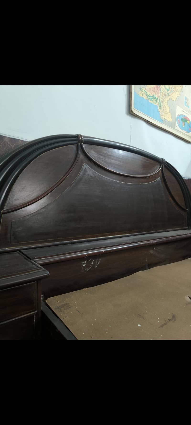 Solid bed set with Mattress 1