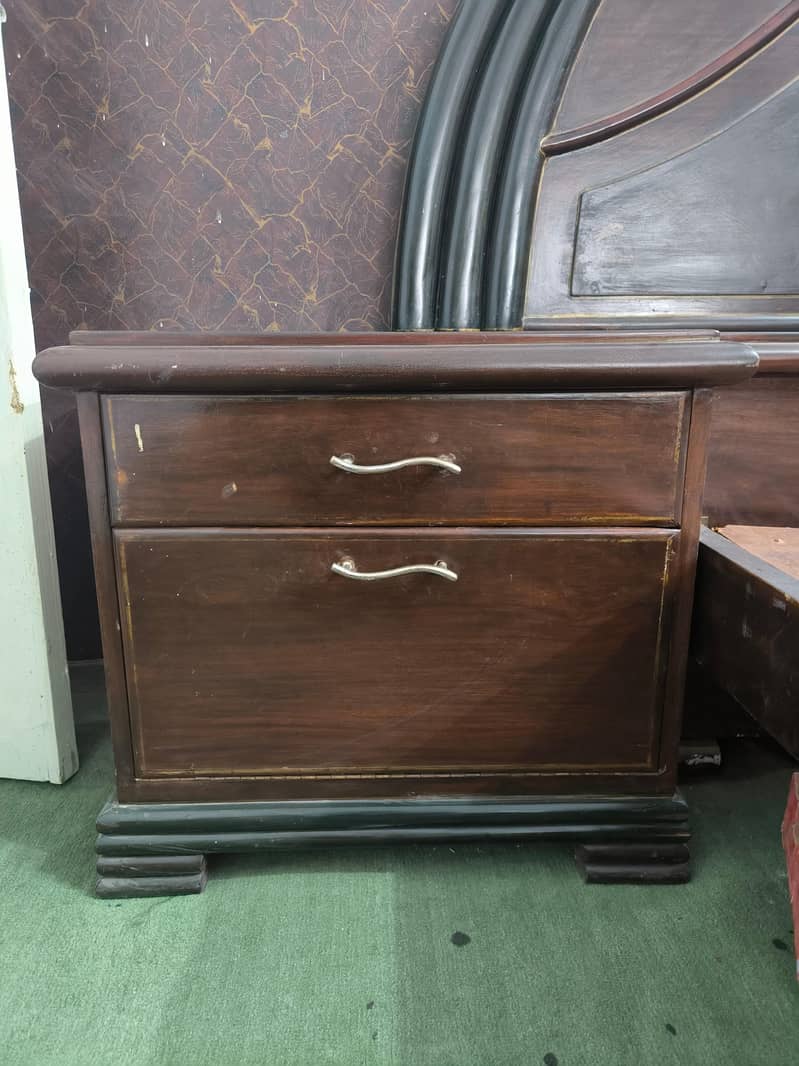 Solid bed set with Mattress 2