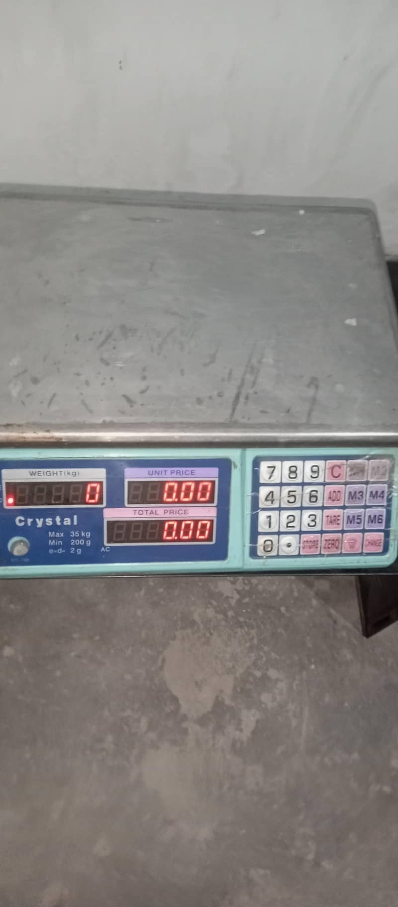 Digital electric scale 0