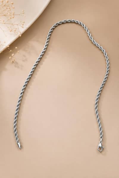 Ladies Stylish Silver Color Chain – Beautiful Design
