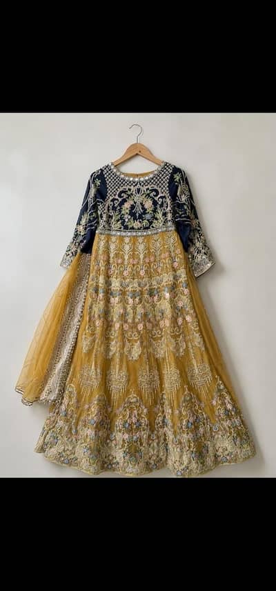 Beautiful heavy embroidered formal maxi dress for sale only 8k