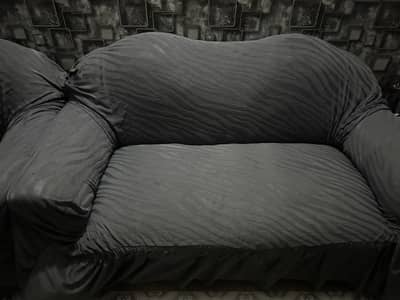 Stylish Grey Sofa Set – Clean & Ready to Use