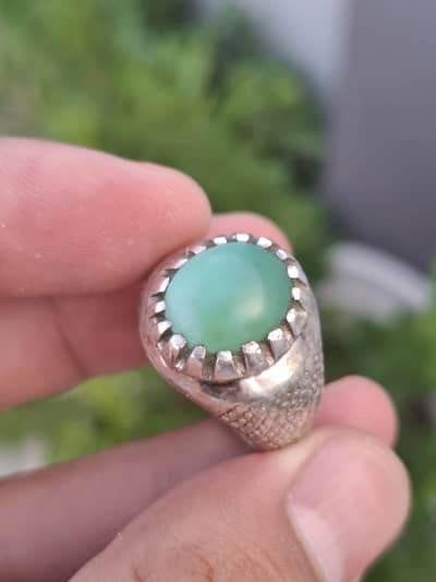 Natural Irani Hussaini Feroza old Ring