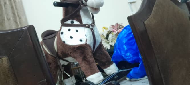 Horse with talking features