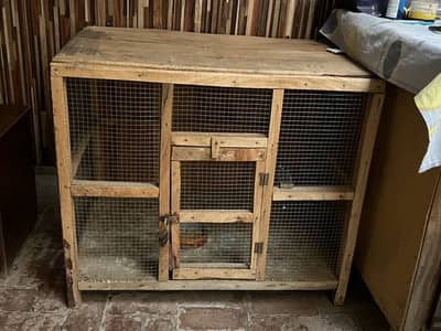 Wooden strong cage