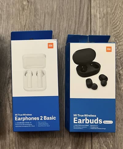 2 box packed earphones