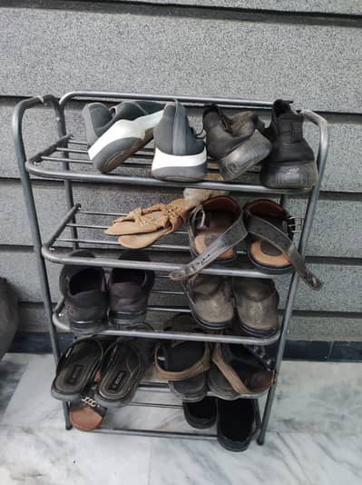 Shoe Rack Stand – 3, 4 & 5 Tier | Stainless Steel & Metal | Home Orga