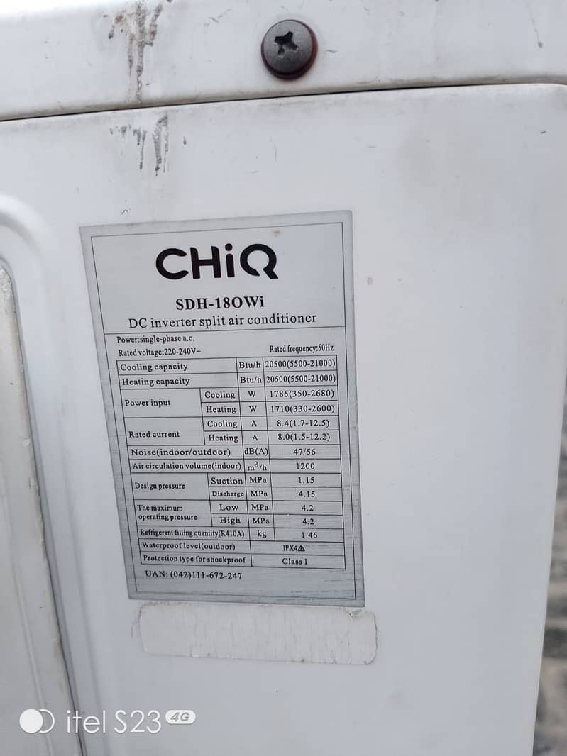Chiq Ac  sim number 03086567273 1